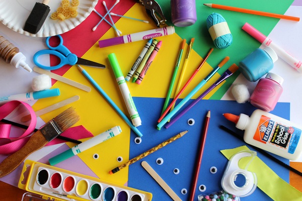 arts and craft supplies for students